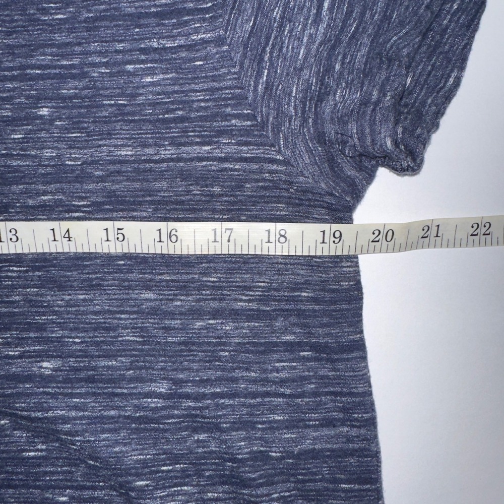 Pact French Navy Melange Piper Organic Cotton Pocket Tee‎ Dress Size M - Picture 7 of 8